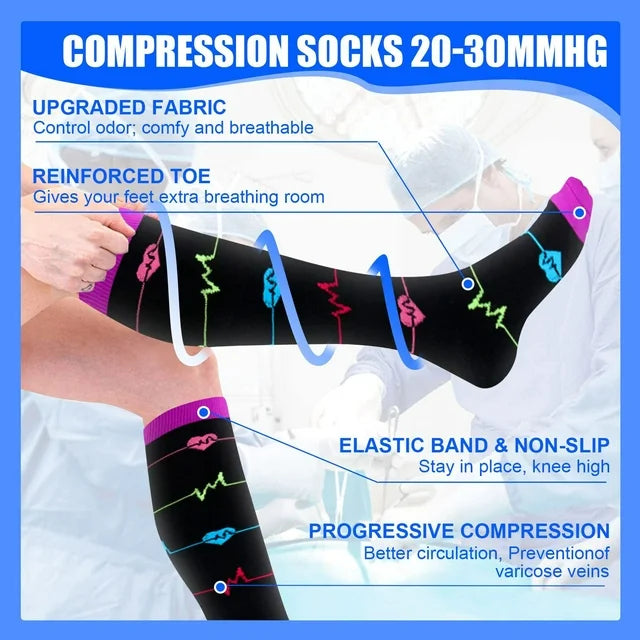 Compression Socks - Scrub2Scrubs Collection